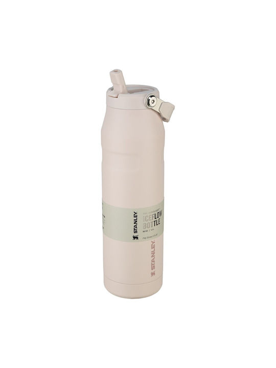 Stanley Iceflow Flip Straw 2.0 Παγούρι 1060ml Ροζ