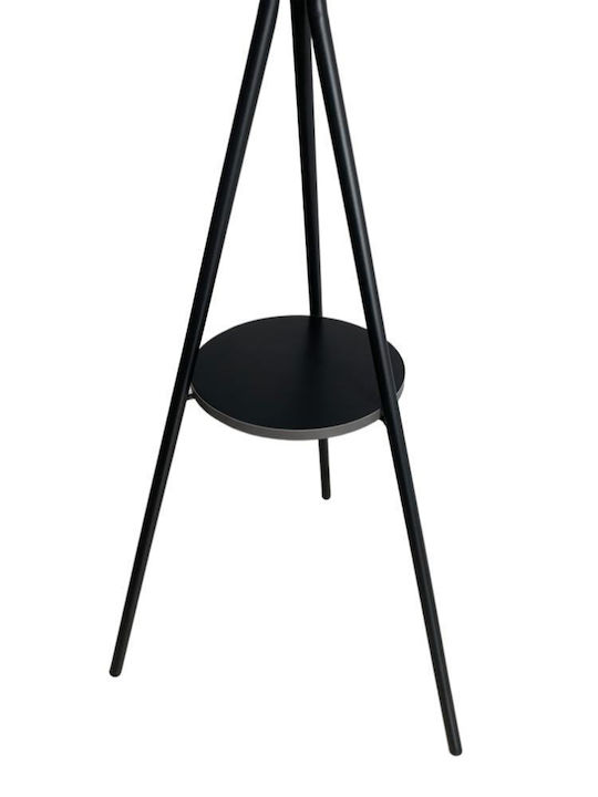 keleman Metallic Coat Rack Black 177.5cm