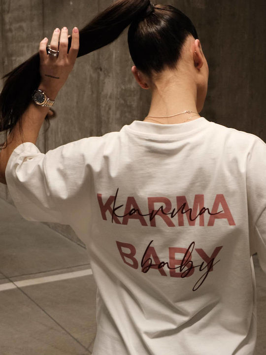 Baumwoll Weiß Damen T-Shirt
