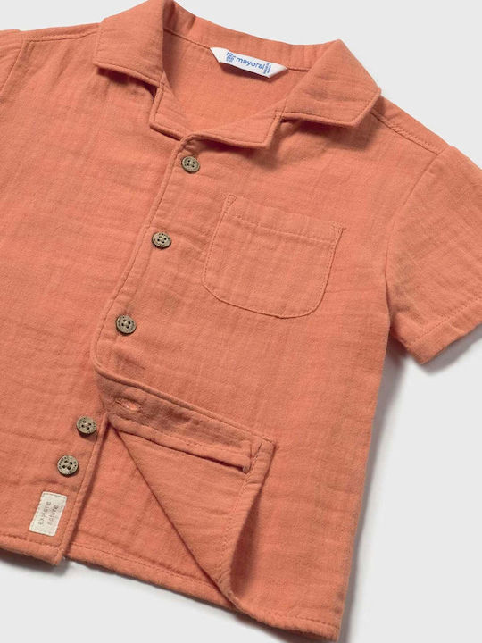 Kids Short-sleeved Orange Shirt