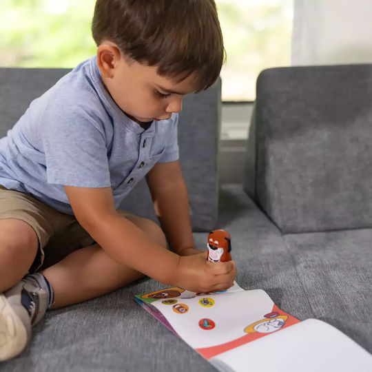 Melissa & Doug Παιδική Χειροτεχνία Sticker WOW! Βιβλίο Δραστηριοτήτων με Σφραγίδα Αυτοκόλλητων, Σκυλάκι Cocoa για Παιδιά 3+ Ετών