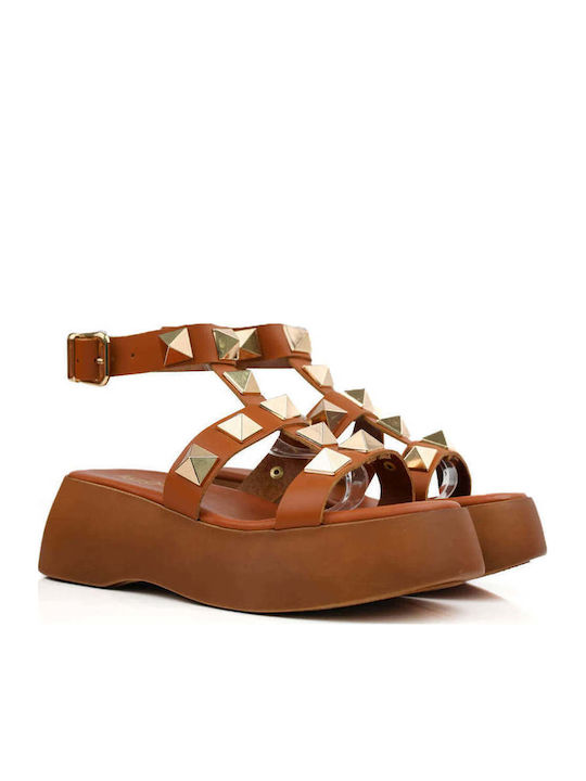 Ταμπά Flatforms Χρυσά Μεταλλικά Στοιχεία