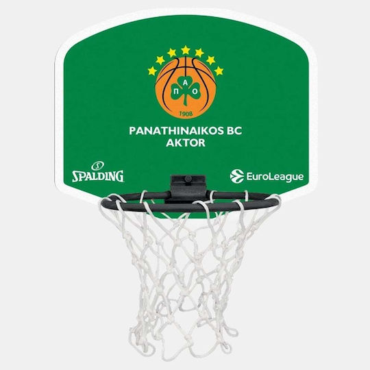 Spalding Μπασκέτα με Ταμπλό και Διχτάκι