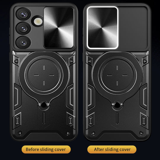 Techsuit Camguard Umschlag Rückseite Schwarz (Oppo Reno15 - Techsuit)