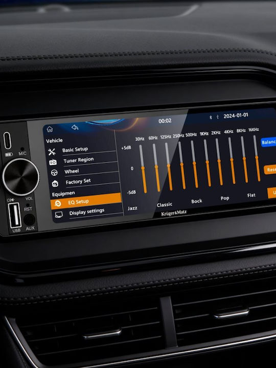 Мултимедия За Автомобил Carplay Android Auto Car Radio Kruger&matz Km2016