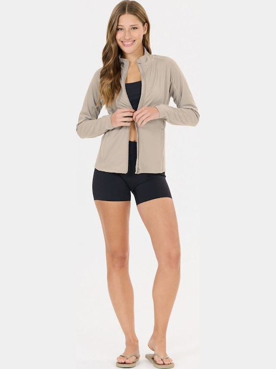 Women's Blouse with Zipper Black