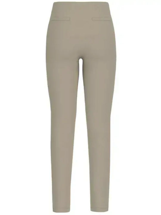 Women's Fabric Trousers Beige
