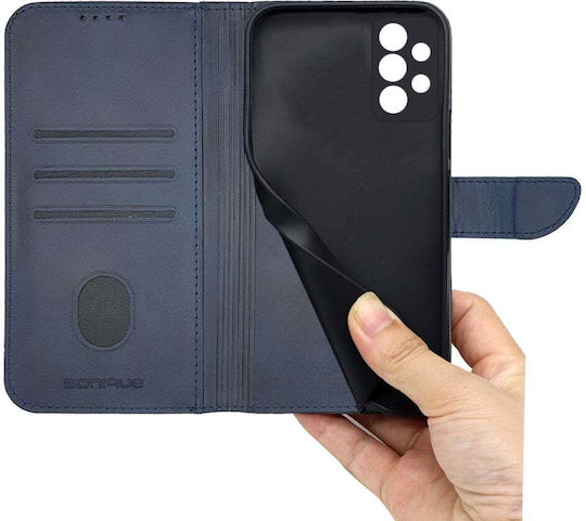Sonique Urban Wallet Mobile Phone Case Samsung Galaxy A23 5G Galaxy A23 4G Dark Blue