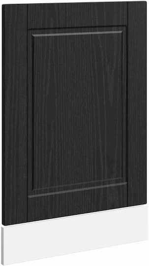 Dulap Suspendat Negru Stejar 45x67x67 cm