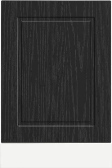 Dulap Suspendat Negru Stejar 45x67x67 cm