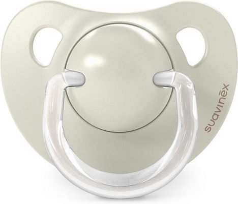 Suavinex Orthodontic Silicone Pacifiers Beige for 18+ Months 2 Pieces