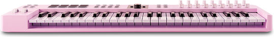 Arturia Midi-Controller Keylab Essential mit 49 Tasten Rosa