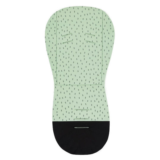 Petite & Mars Breathable Stroller Mattress Double Sided 42x86cm Green