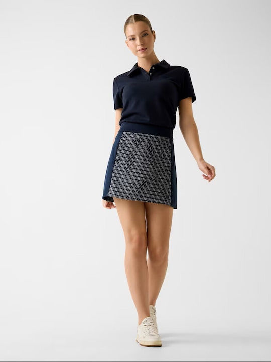 Paula Damen Polo Bluse Kurzarm Dark Blue