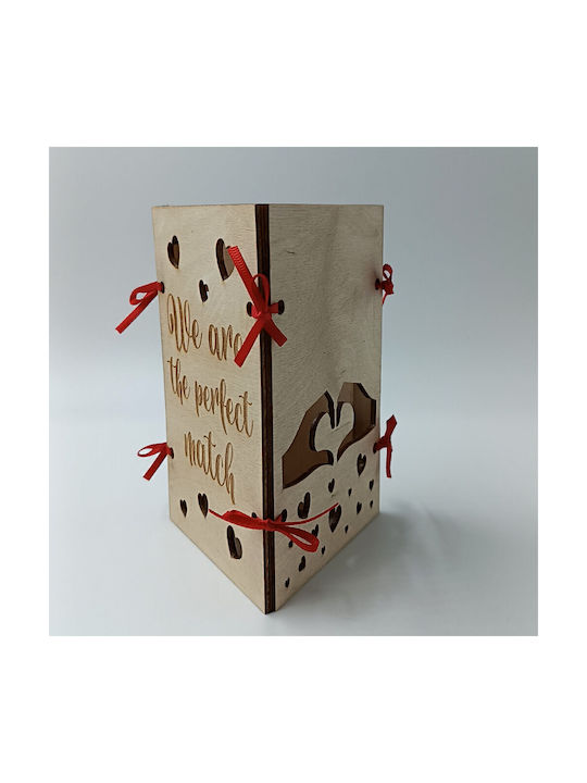 ToXylo Frame Wooden Heart Shaped with Beige Frame