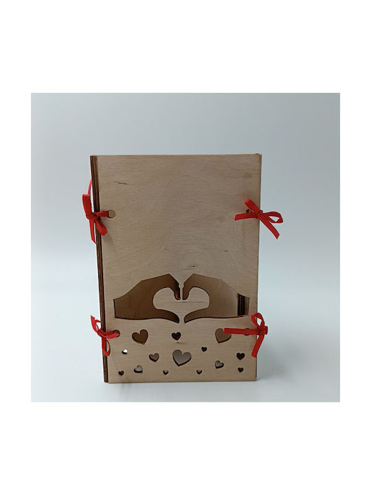 ToXylo Frame Wooden Heart Shaped with Beige Frame