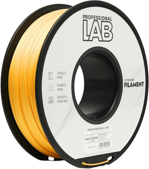 Filament Pentru Imprimante 3D PLA 1.75mm Portocaliu Pastel 1kg 1 Bucată Bobină