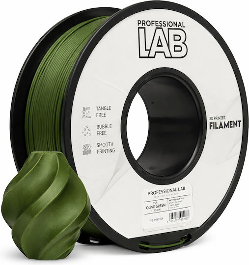 Filament Pentru Imprimante 3D PLA 1.75mm Culoare Verde Măsliniu 1kg 1 Bucată Bobină