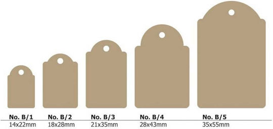 thessPACK Strung Tag 28x43mm