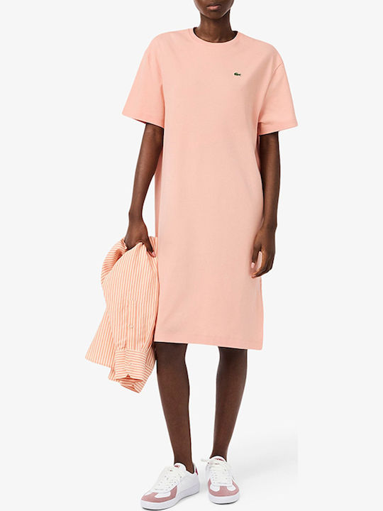 Summer T-Shirt Dress Coral