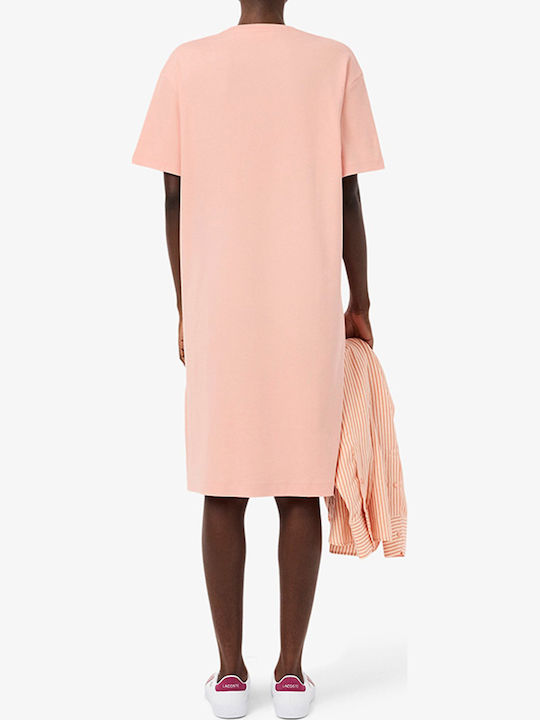Summer T-Shirt Dress Coral