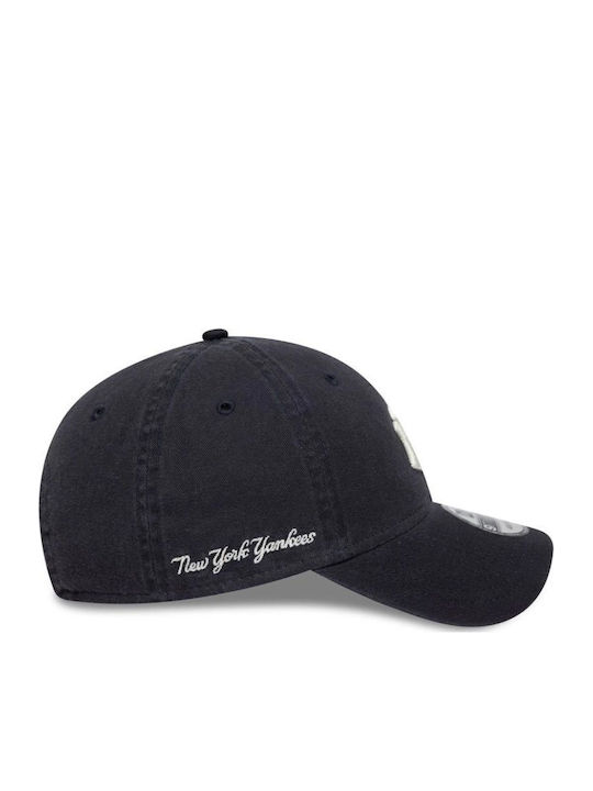 New Era 9twenty New York Yankees Mlb Washed Script Marineblau Kappen
