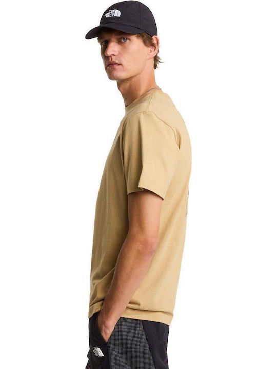 Faces T-shirt Ανοιχτό Καφέ