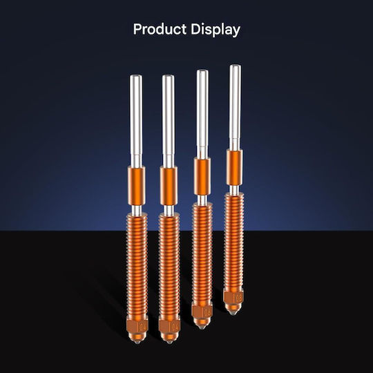 Set 4 Duze Creality Linx K2p Schimbare Rapidă Material Îmbunătățit 2 Duze 0.4 Mm 1 Duză 0.6 Mm 1 Duză 0.8 Mm Compatibil K2 Plus Realizate Din Aliaj De Cupru Oțel Călit