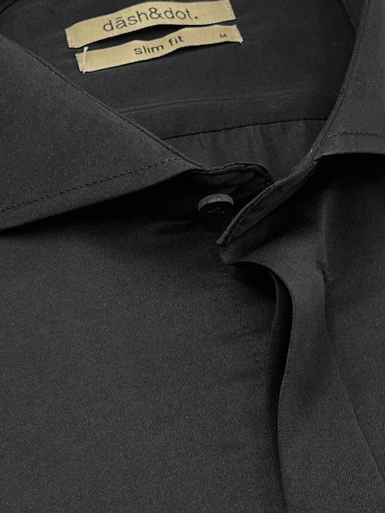 Long Sleeve Shirt Narrow Fit Black