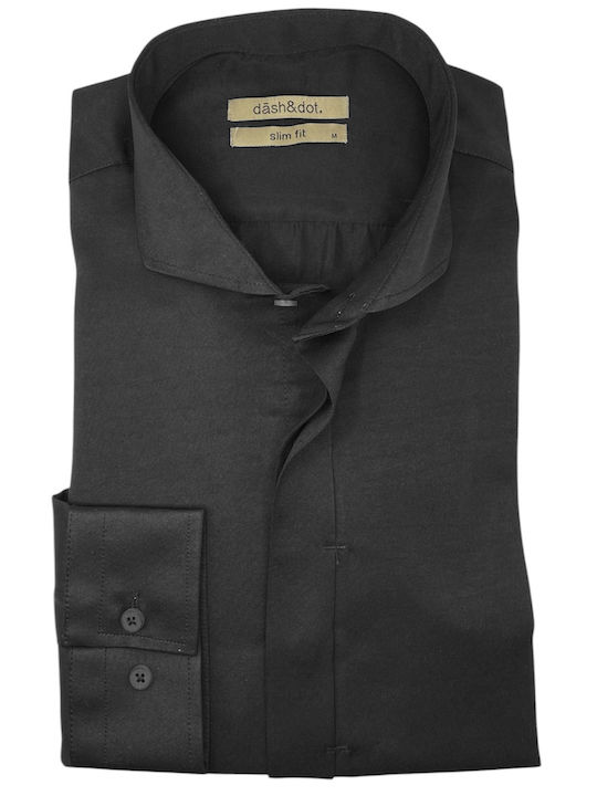 Long Sleeve Shirt Narrow Fit Black