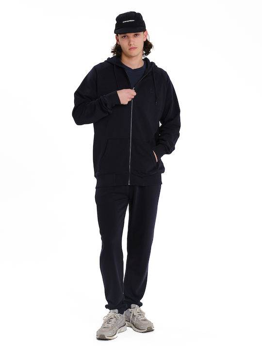 Cardigan With Hood Blue