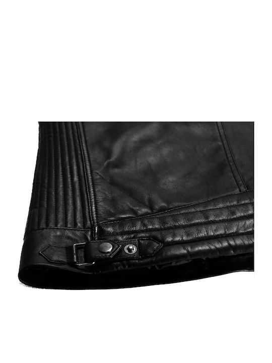 Leder Herren Jacken Schwarz