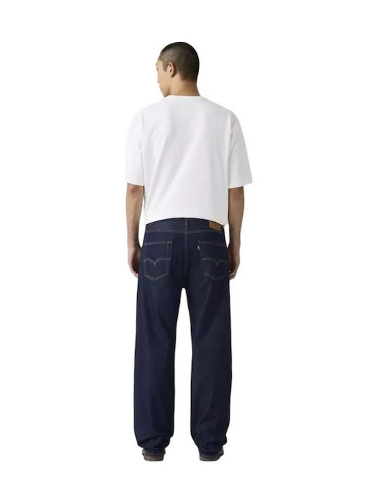 Dark Ανδρικό Παντελόνι Τζιν με Loose Straight Εφαρμογή Dark Indigo