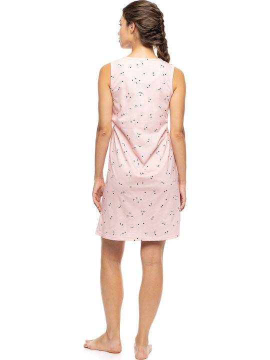 Pink Label Summer Women's Nightgown Pink