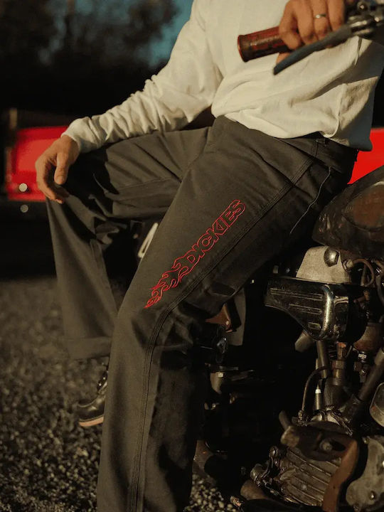 Double Knee Trousers in Baggy Leg Style Anthracite