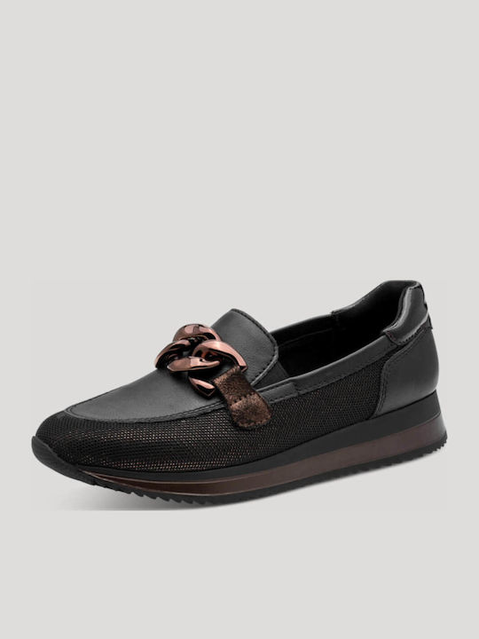 Damen Mokassins in Schwarz Farbe