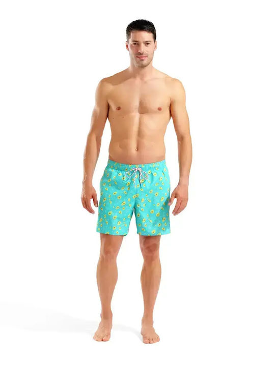 Beach Men's Swimwear Shorts Green