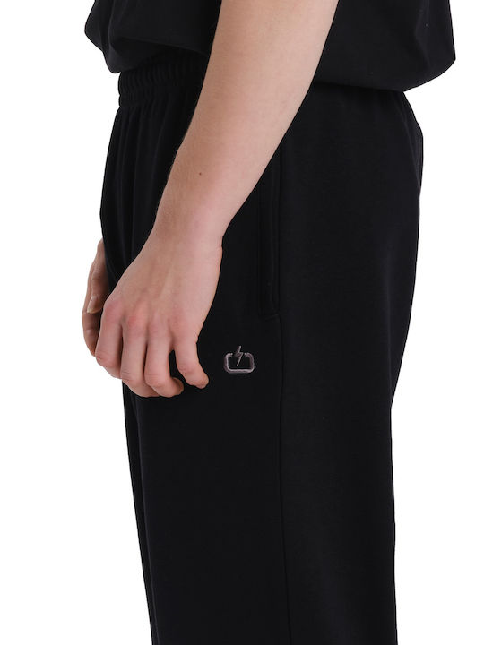 Sweatpants With Elastic Black