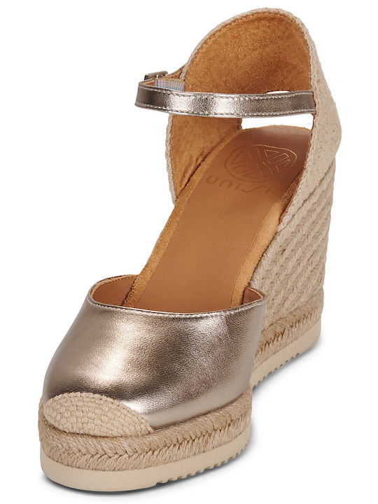 Castilla Platforme Dama Tip Espadrile Aurii