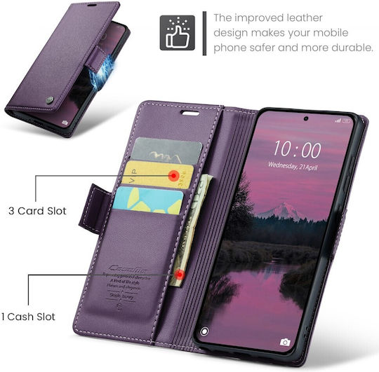 Caseme 023 Luminus Wallet Case Purple Xiaomi Redmi Note 15 Pro Plus 5g/poco M8 Pro 5g