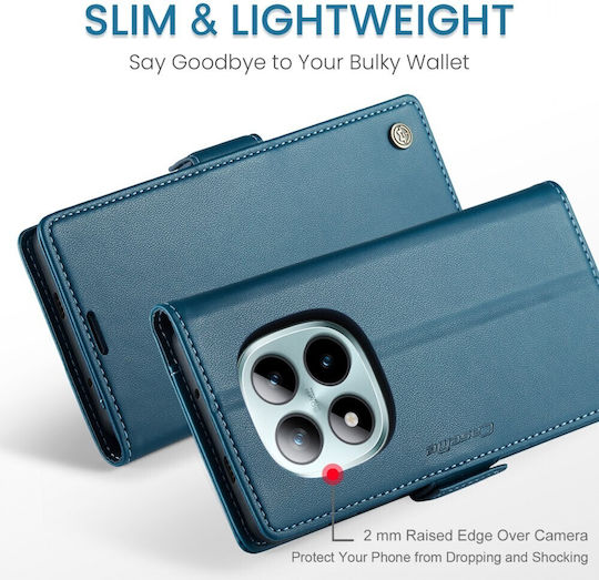Caseme 023 Luminus Wallet Case Blue Xiaomi Redmi Note 15 Pro Plus 5g/poco M8 Pro 5g