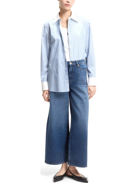Geredith Women's Jean Trousers Dark Aged Denim