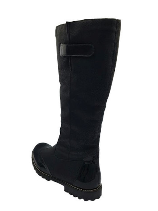 Women's Boots with Fur Black