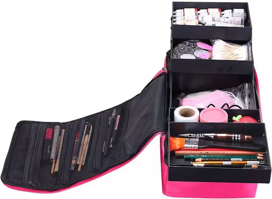 Professional Cosmetic Case Fuchsia