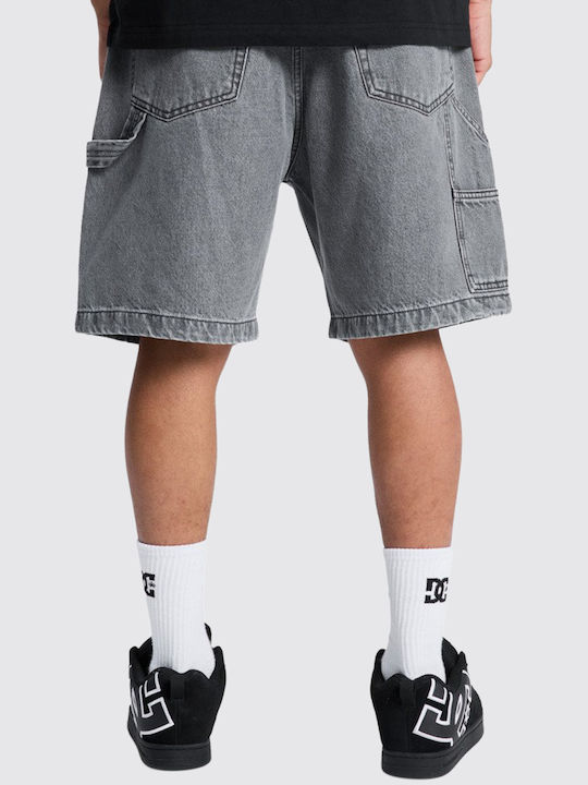 Baggy Herren Shorts Denim Grau
