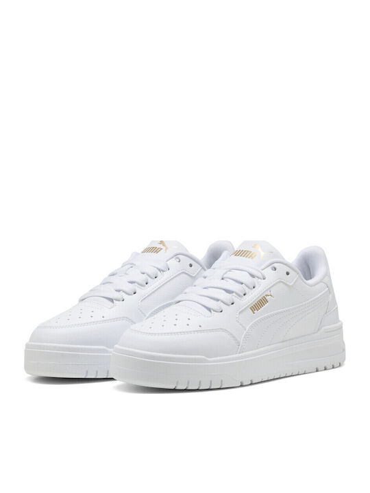 PUMA Shuffle Sneakers Λευκά PUMA Shuffle Sneakers Λευκά