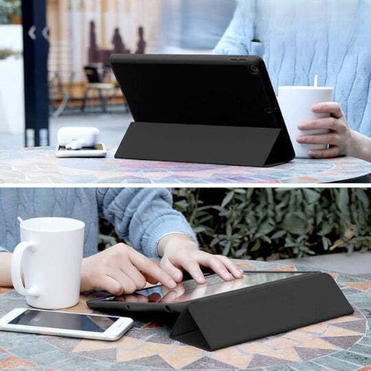 Tri-fold Flip Flip Cover Durable Black (iPad Air 3 (10.5"), iPad Pro 10.5)
