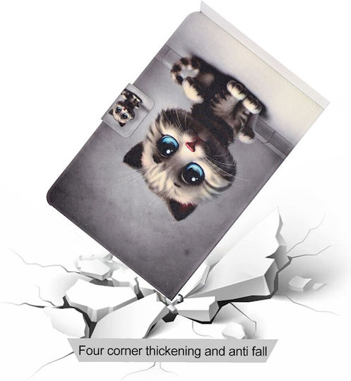 Husă Premium Cu Slot Pentru Card Samsung Galaxy Tab A11 Plus A9 Plus 11" Kitten