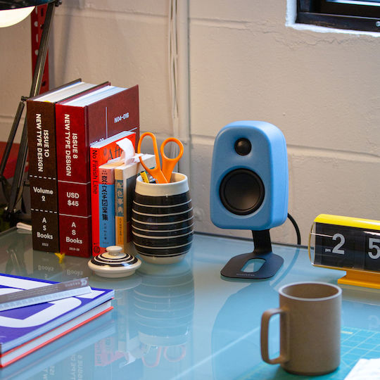 Kanto UKI Kornblume Paar Passive Hi-Fi-Lautsprecher Buch selbst 100W P11xB11.2xH16.5cm Hellblau