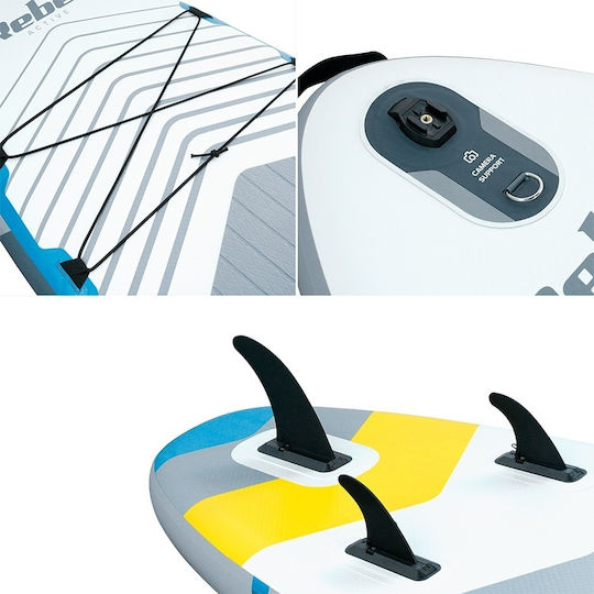 Rebel Active Φουσκωτή Σανίδα SUP με Μήκος 3.35m Λευκή